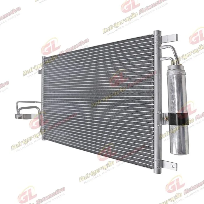 Condensador Hyundai Tucson 2005 Até 2010 / Kia Sportage 2005 Até 2010 2.0 / 2.7 Fluxo Paralelo OEM: 976062E000 — foto 3