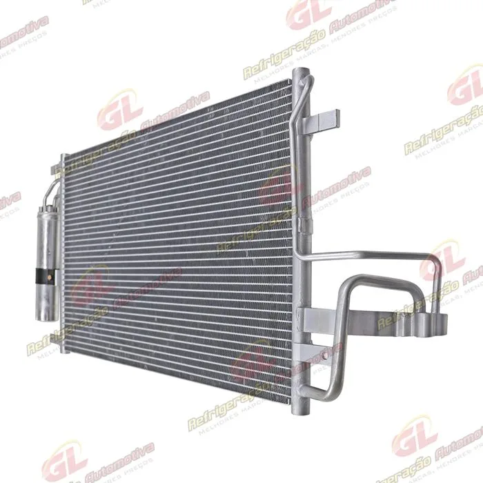 Condensador Hyundai Tucson 2005 Até 2010 / Kia Sportage 2005 Até 2010 2.0 / 2.7 Fluxo Paralelo OEM: 976062E000 — foto 5