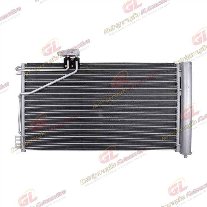 Condensador Mercedes Benz Série C 2002 Até 2005 W203/ C180/ C200/ C230/ C240/ C320 Fluxo Paralelo OEM: 2035000954