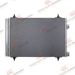 Condensador Citroën C4 Picasso 2.0 16 Válvulas Gasolina/ C4 2.0 16 Válvulas Flex 2009>/ C4 Lounge THP/ Peugeot 307/ 308/ 3008/ 408/ RCZ Fluxo Paralelo OEM: 6455GH