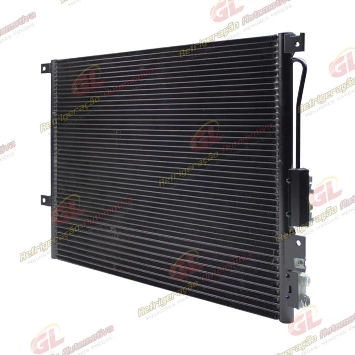 Condensador Jeep Cherokee 2005> c/ Resfriador de Óleo Fluxo Paralelo OEM: 55116928AA — foto 6