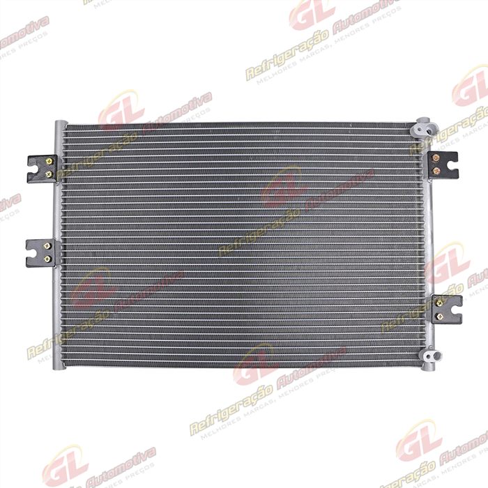 Condensador Máquina Escavadeira Komatsu PC300/ PC400/ PC350 OEM: 208-979-7520/ Caterpillar 320D OEM: 245-7749/ 235-8880 / Escavadeira Sany SY75/ SY135 A/A OEM: A220700000028 Fluxo Paralelo