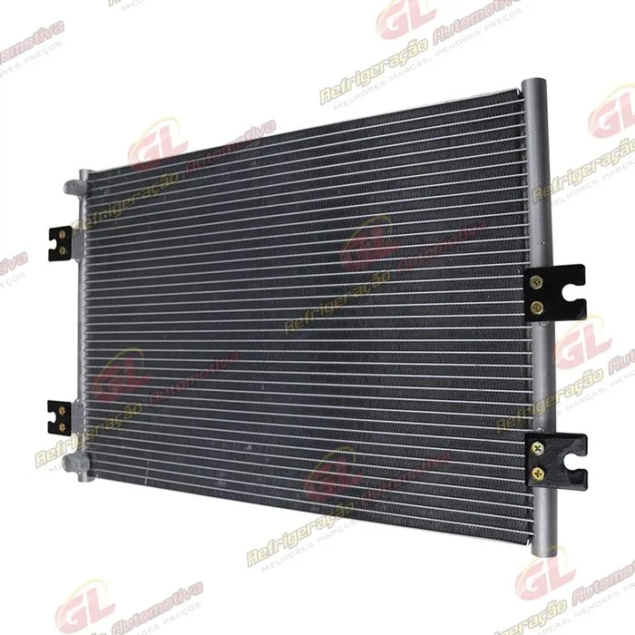 Condensador Máquina Escavadeira Komatsu PC300/ PC400/ PC350 OEM: 208-979-7520/ Caterpillar 320D OEM: 245-7749/ 235-8880 / Escavadeira Sany SY75/ SY135 A/A OEM: A220700000028 Fluxo Paralelo — foto 3
