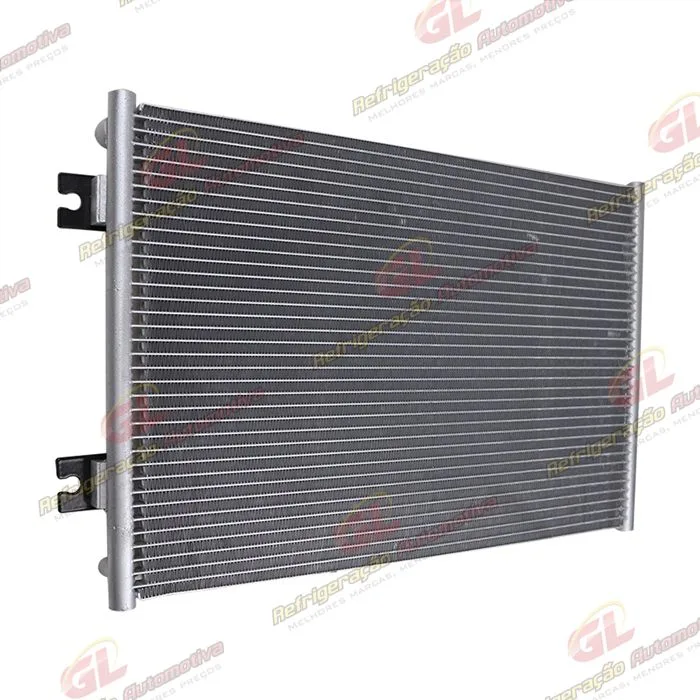 Condensador Máquina Escavadeira Komatsu PC300/ PC400/ PC350 OEM: 208-979-7520/ Caterpillar 320D OEM: 245-7749/ 235-8880 / Escavadeira Sany SY75/ SY135 A/A OEM: A220700000028 Fluxo Paralelo — foto 6