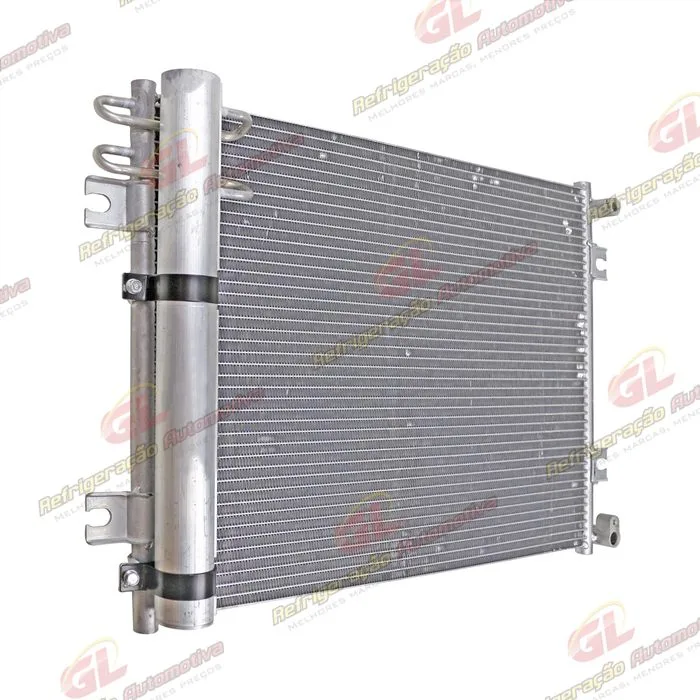 Condensador Máquina Escavadeira Komatsu PC130/ PC138/ PC137US/ PC160/ PC180 Fluxo Paralelo A/A OEM: 20Y8101221/ 447750-2270 — foto 3