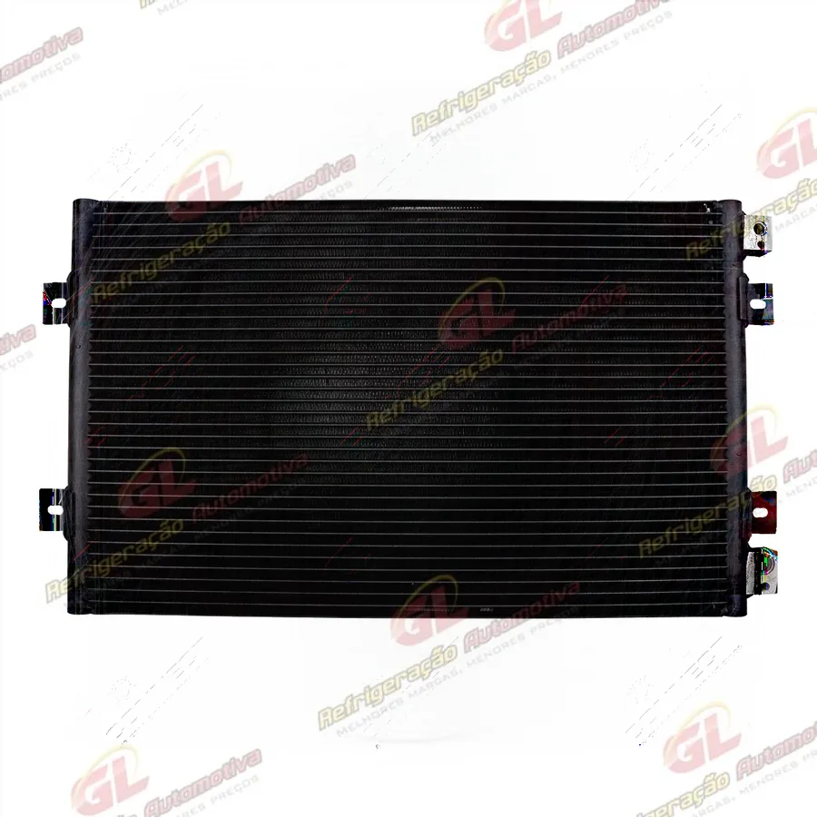 Condensador Máquina Escavadeira Doosan DX140LC/ DX180LC/ DX210LC/ DX225LC/ DX300LC - A/A Fluxo Paralelo OEM: 52000004