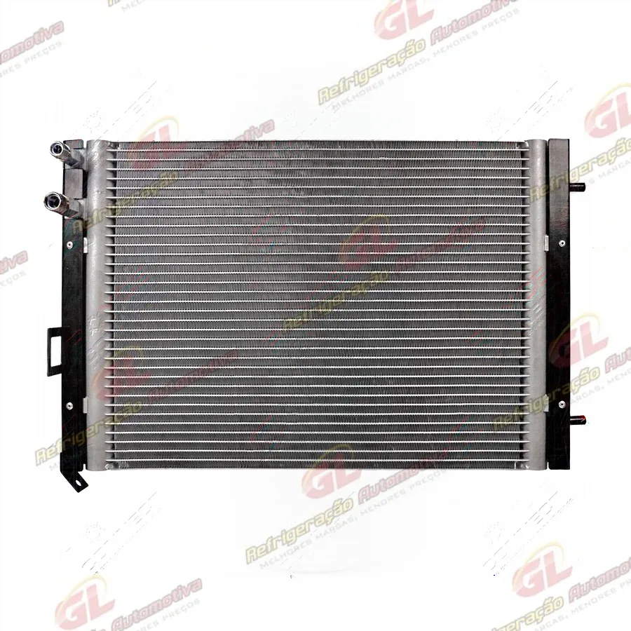 Condensador Máquina Trator New Holland TL75/85/95/ T5030/T5040/T75060/T5070/T4.55/T4.65/T4.75/ Case Farmall 80 95/ Pá Carregadeira W50C/W60C/W70C/W80C Fluxo Paralelo A/A OEM: 87542953