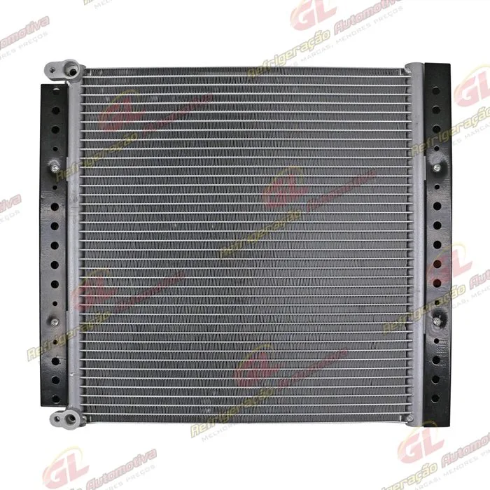 Condensador Máquina Mini Caterpillar / Komatsu / Wang / Volvo / Mini Pá Carregadeira Bobcat - Fluxo Paralelo A/A