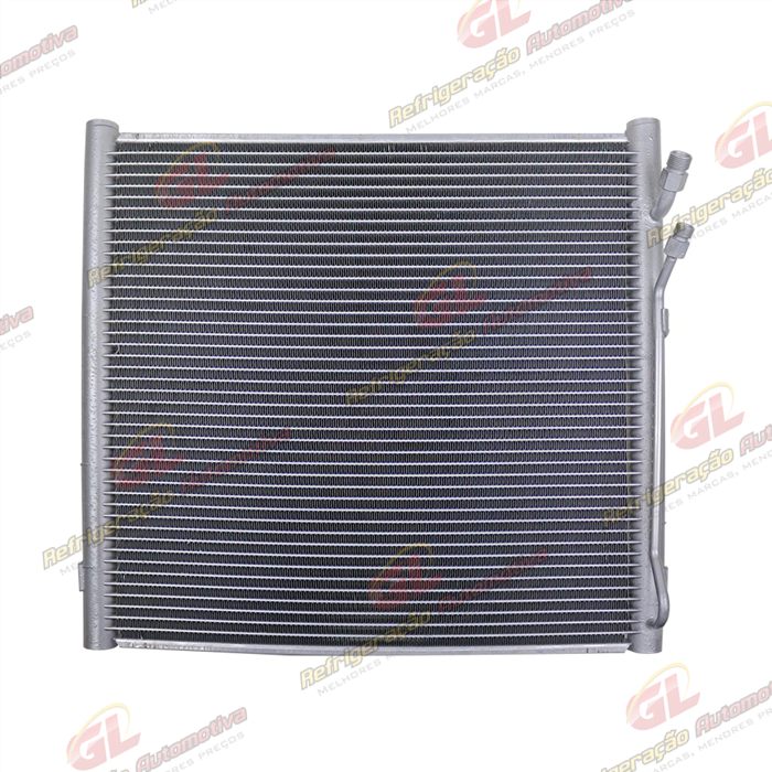 Condensador Máquina Trator John Deere 5085E/ 5090E/ 5065M/ 5075M/ 6105E/ 6120E - A/A OEM: RE243441 Fluxo Paralelo