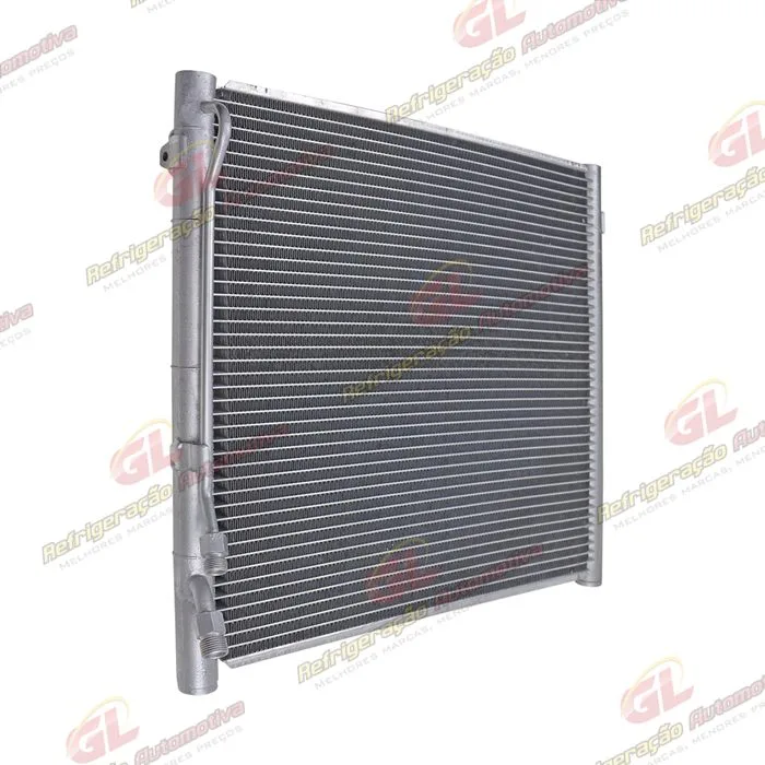 Condensador Máquina Trator John Deere 5085E/ 5090E/ 5065M/ 5075M/ 6105E/ 6120E - A/A OEM: RE243441 Fluxo Paralelo — foto 2