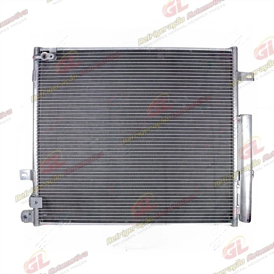 Condensador Máquina Volvo EC140D/ EC140D LM/ EC210D/ EC210D L/ EC210D LR/ EC220D/ EC360B/ EC380D HR/ EC380D L/ EW205D Fluxo Paralelo A/A OEM: 14591537