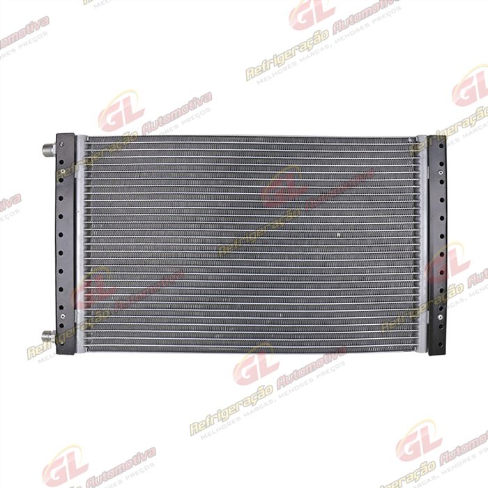 Condensador Universal 12x21 Espessura 16mm Conexões Sucção / Descarga Retas Fluxo Paralelo