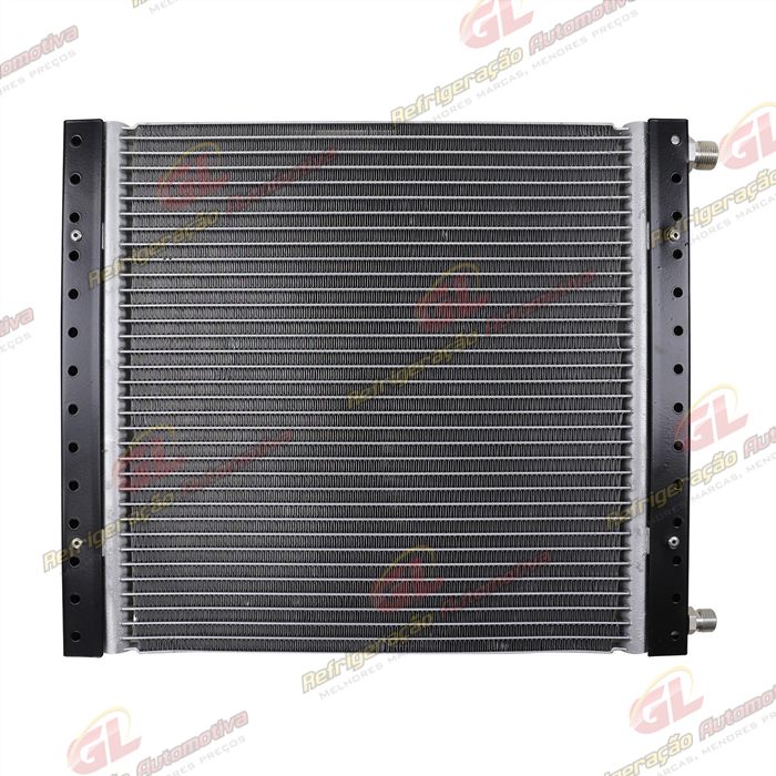 Condensador Universal 14x16 Espessura 16mm Conexões Sucção / Descarga Retas Fluxo Paralelo