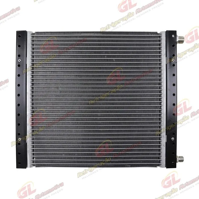 Condensador Universal 14x16 Espessura 16mm Conexões Sucção / Descarga Retas Fluxo Paralelo
