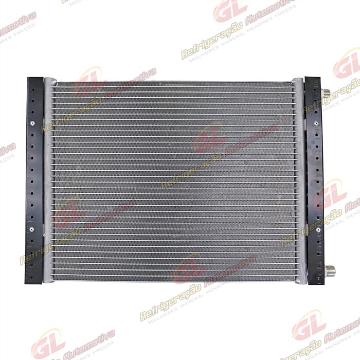 Condensador Universal 14x20 Espessura 16mm Conexões Sucção / Descarga Retas Fluxo Paralelo