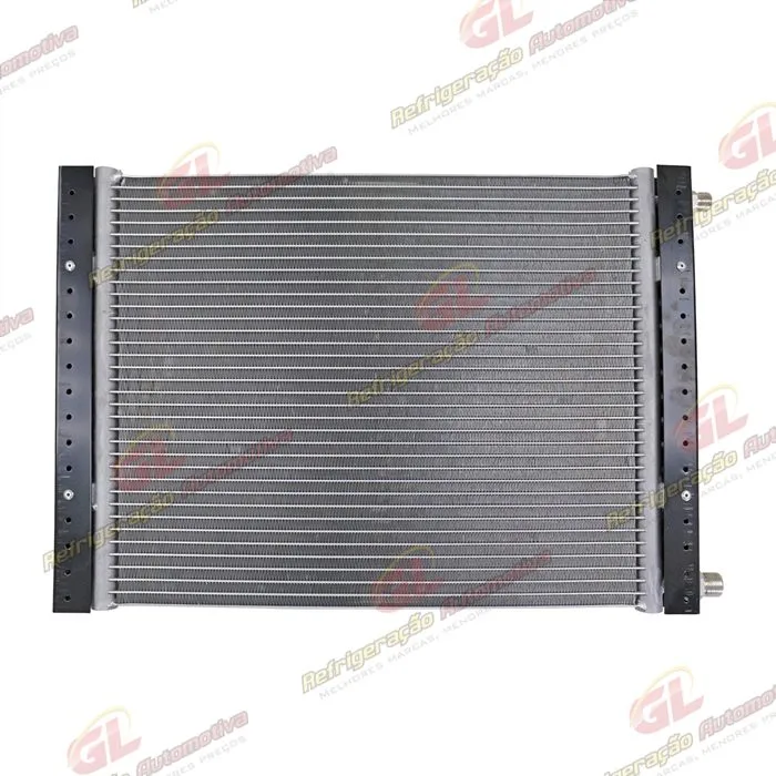 Condensador Universal 14x20 Espessura 16mm Conexões Sucção / Descarga Retas Fluxo Paralelo