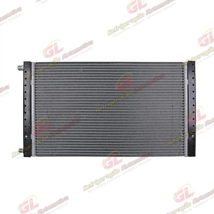 Condensador Universal 14x24 Espessura 16mm Conexões Descarga / Sucção Retas Fluxo Paralelo