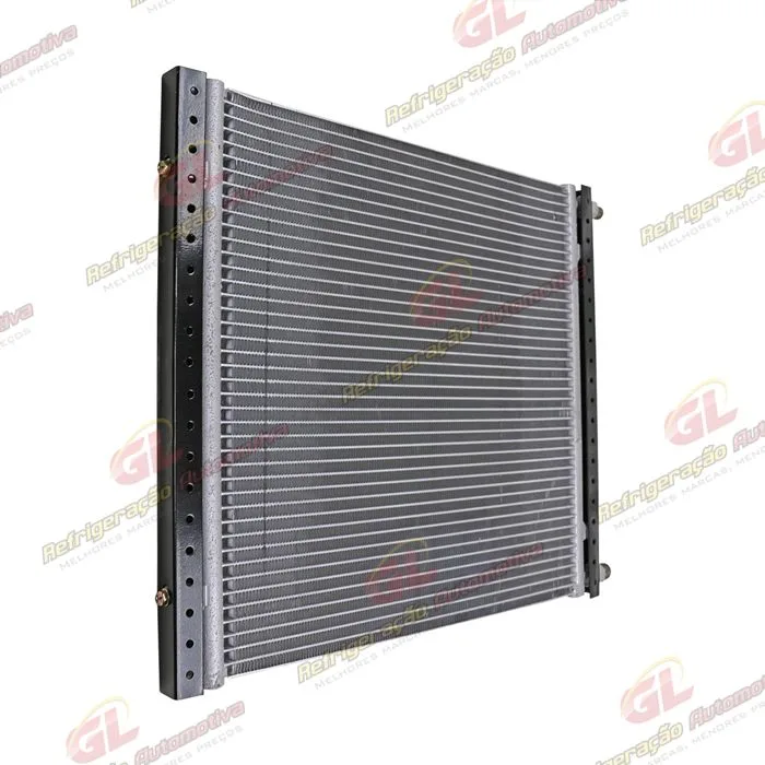 Condensador Universal 17x20 Espessura 16mm Conexões Descarga / Sucção Retas Fluxo Paralelo — foto 3