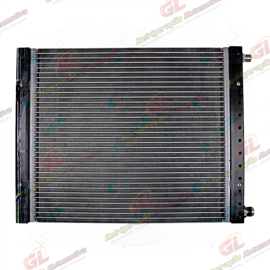Condensador Universal 14x18 Espessura 16mm Conexões Descarga / Sucção Retas Fluxo Paralelo