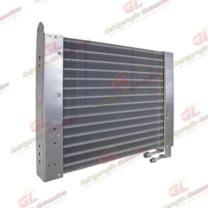Condensador Máquina Trator Case Farmall 55C/65C/75C/80/90/95U/100/105U/110/120/130A New Holland TL Tubo Aletas A/A OEM: 87541744 — foto 2