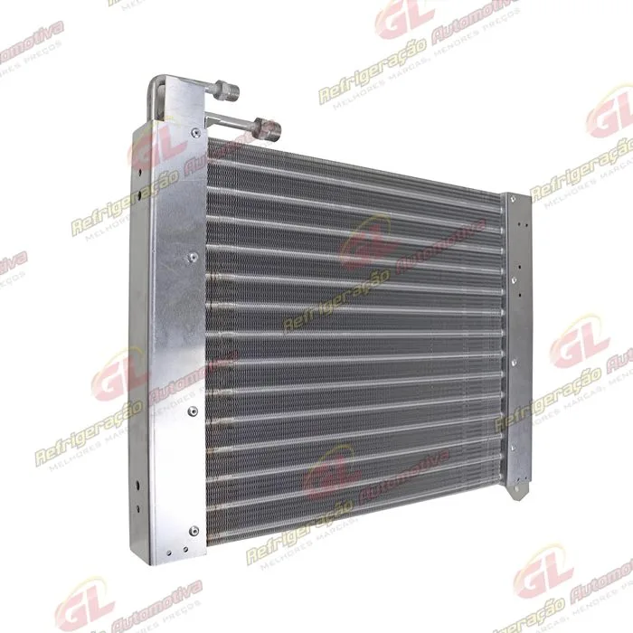 Condensador Máquina Trator Case Farmall 55C/65C/75C/80/90/95U/100/105U/110/120/130A New Holland TL Tubo Aletas A/A OEM: 87541744 — foto 3