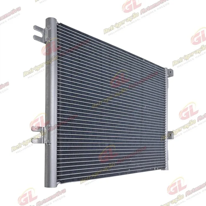 Condensador Máquina Pá Carregadeira Volvo L60F/ L70F/ L90F/ L110F/ L120F/ L150G/ L180G/ L220G/ L250G/ L350F Fluxo Paralelo OEM: 16232085 / 16235278 — foto 2