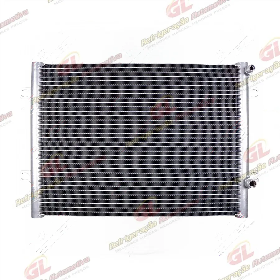 Condensador Máquina Trator Valtra Série A4/ 104M/ 114/ 124/ 134/ 144 HI-TECH/ 74S/ 84S/ 94M/ 94S / Trator Massey Ferguson 4707/ 4708 / 4709/ 5709/ 5710/ 6711/ 6712/ 6713 Fluxo paralelo OEM: 4377730M4