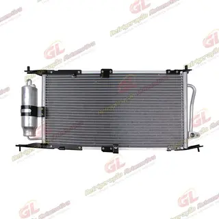 Condensador Chevrolet Corsa Sedan 1.0 2003 Até 2010 Fluxo Paralelo OEM: 93370780/ 93378126