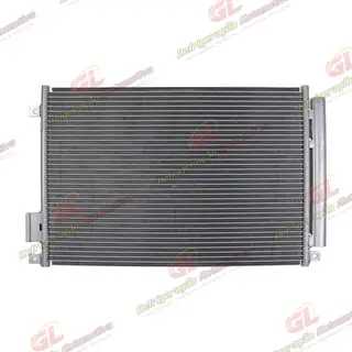 Condensador Fiat Novo Uno 2010>/ Palio 2012>/ Mobi 2017> Sistema Denso Fluxo Paralelo OEM: 51835575/ 52029111