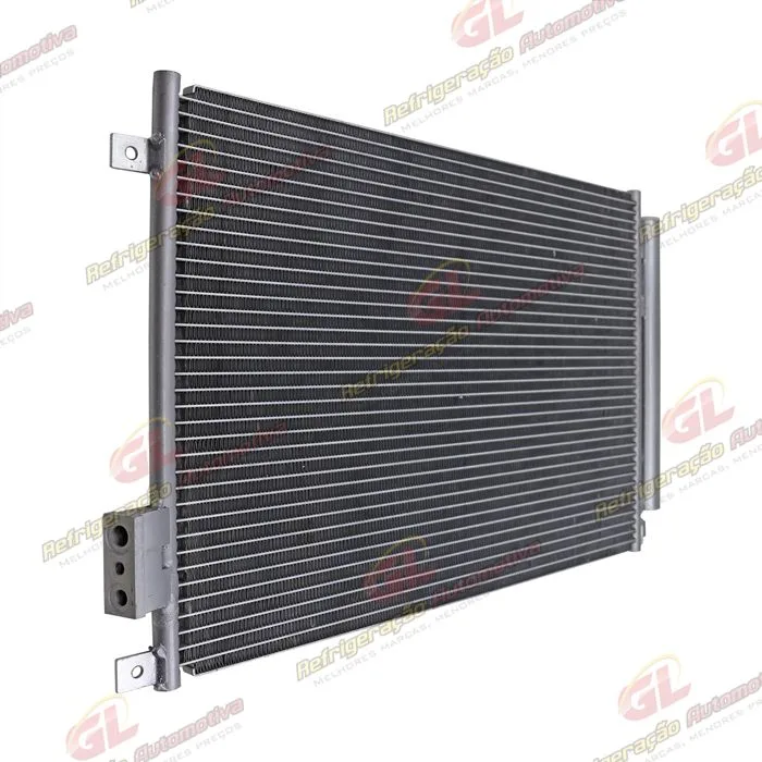 Condensador Fiat Novo Uno 2010>/ Palio 2012>/ Mobi 2017> Sistema Denso Fluxo Paralelo OEM: 51835575/ 52029111 — foto 3