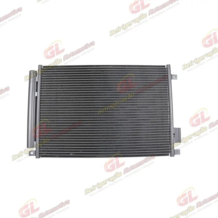 Condensador Fiat Novo Uno 2010>/ Palio 2012>/ Mobi 2017> Sistema Denso Fluxo Paralelo OEM: 51835575/ 52029111 — foto 4