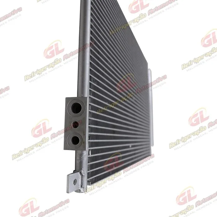 Condensador Fiat Novo Uno 2010>/ Palio 2012>/ Mobi 2017> Sistema Denso Fluxo Paralelo OEM: 51835575/ 52029111 — foto 8