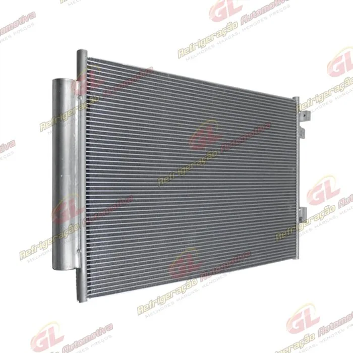 Condensador Fiat Novo Uno 2017> / Mobi 2017>/ Strada 2019> Sistema Denso Fluxo Paralelo OEM: 52033773 — foto 5