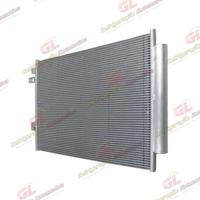 Condensador Fiat Novo Uno 2017> / Mobi 2017>/ Strada 2019> Sistema Denso Fluxo Paralelo OEM: 52033773 — foto 6