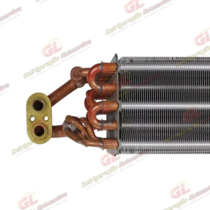 Evaporador Máquina New Holland 7010/7020 TL-70/80/100/75/80/95 TM-135/150/180 Case MXM-Magnum C/A Tubo Aletas OEM: 5194744 e 47137731 — foto 6
