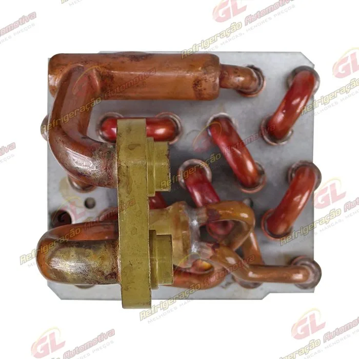 Evaporador Máquina New Holland 7010/7020 TL-70/80/100/75/80/95 TM-135/150/180 Case MXM-Magnum C/A Tubo Aletas OEM: 5194744 e 47137731 — foto 7