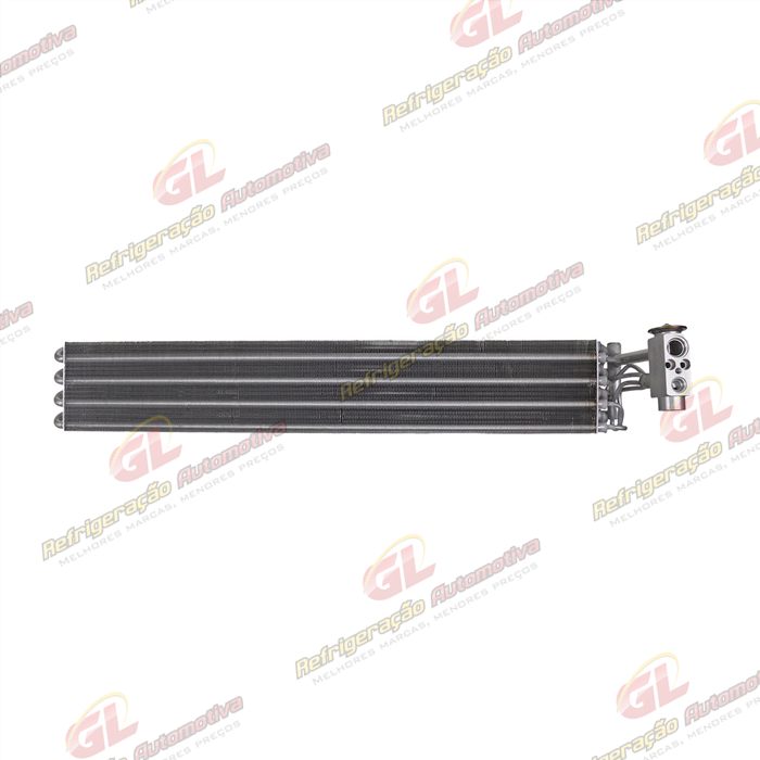Evaporador Máquina Trator Valtra T195 / T210 / T230 / T250 Linha N Tubo Aletas A/A - com Válvula Block