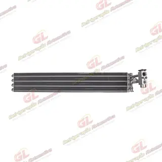 Evaporador Máquina Trator Valtra T195 / T210 / T230 / T250 Linha N Tubo Aletas A/A - com Válvula Block