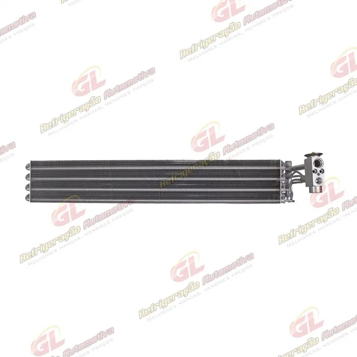 Evaporador Máquina Trator Valtra T195 / T210 / T230 / T250 Linha N Tubo Aletas A/A - com Válvula Block