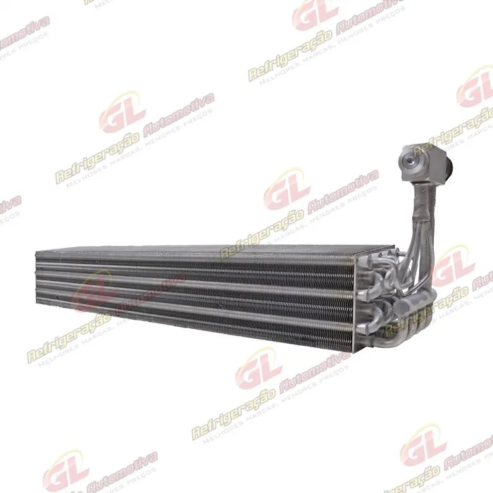 Evaporador Máquina Trator Valtra T195 / T210 / T230 / T250 Linha N Tubo Aletas A/A - com Válvula Block — foto 3