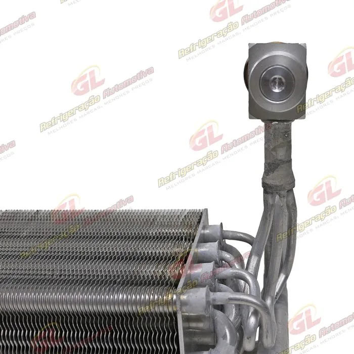Evaporador Máquina Trator Valtra T195 / T210 / T230 / T250 Linha N Tubo Aletas A/A - com Válvula Block — foto 6