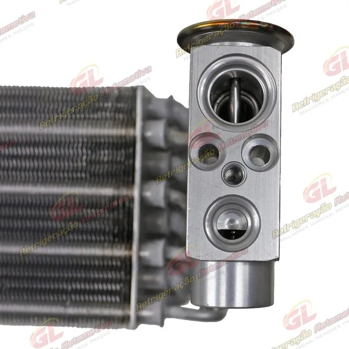 Evaporador Máquina Trator Valtra T195 / T210 / T230 / T250 Linha N Tubo Aletas A/A - com Válvula Block — foto 7
