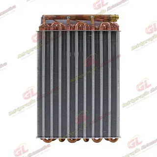 Evaporador Máquina Retroescavadeira New Holland LB75 / B100B / B95CTC / B100BLR Tubo Aletas C/A OEM: 87314369