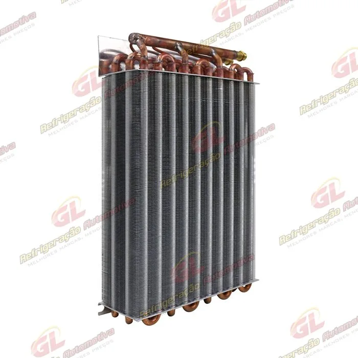 Evaporador Máquina Retroescavadeira New Holland LB75 / B100B / B95CTC / B100BLR Tubo Aletas C/A OEM: 87314369 — foto 2