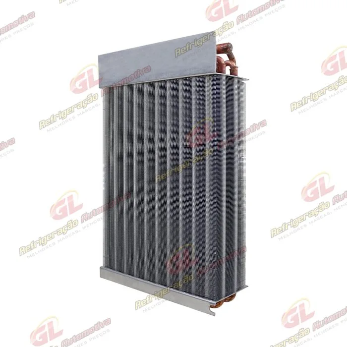 Evaporador Máquina Retroescavadeira New Holland LB75 / B100B / B95CTC / B100BLR Tubo Aletas C/A OEM: 87314369 — foto 6