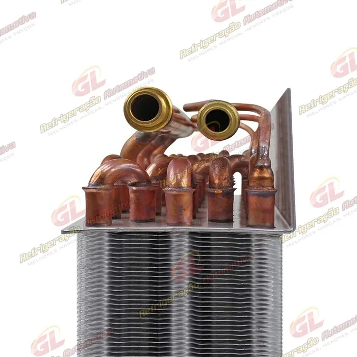 Evaporador Máquina Retroescavadeira New Holland LB75 / B100B / B95CTC / B100BLR Tubo Aletas C/A OEM: 87314369 — foto 8