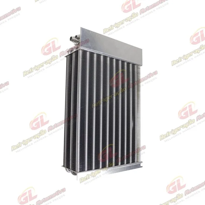 Evaporador Máquina Retroescavadeira New Holland LB75 / B100B / B95CTC / B100BLR Tubo Aletas A/A OEM: 87314369 — foto 6