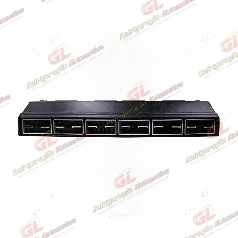 Caixa Evaporadora Universal Micro-Bus com Válvula Capilar 6 Difusores 2 Motores 3 Velocidades - 24 Volts Com Painel 32000BTUS