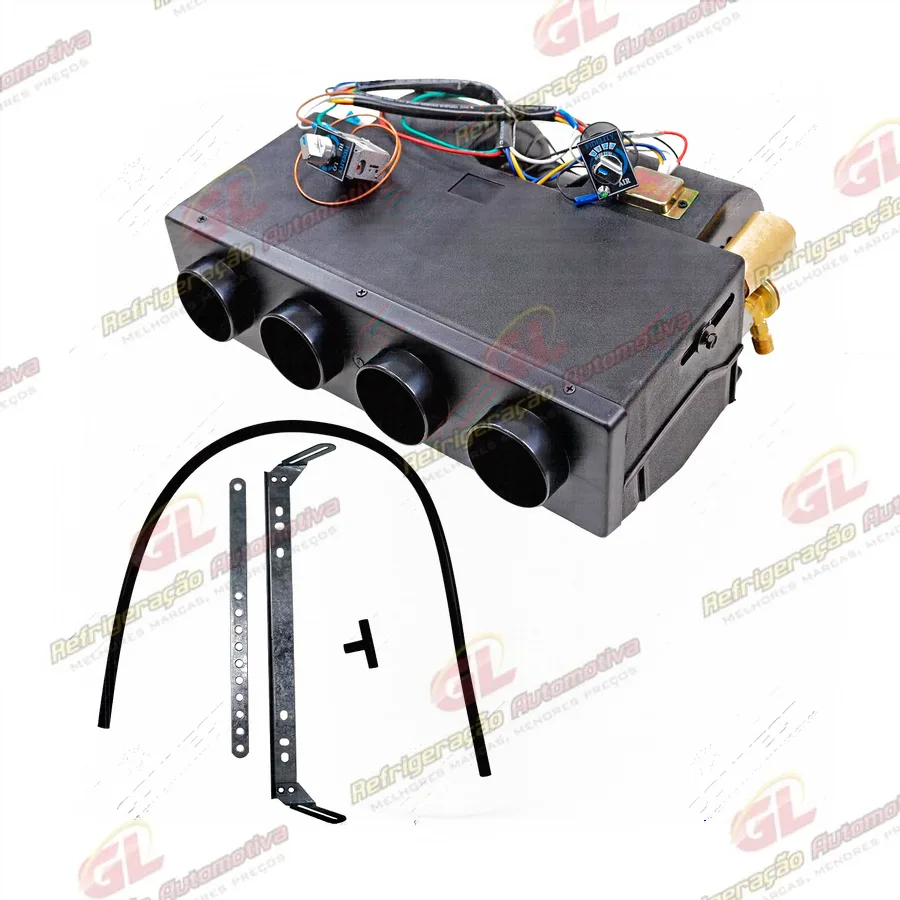Caixa Evaporadora Universal Com Válvula de Expansão Capilar - 12 Volts 4 Dutos