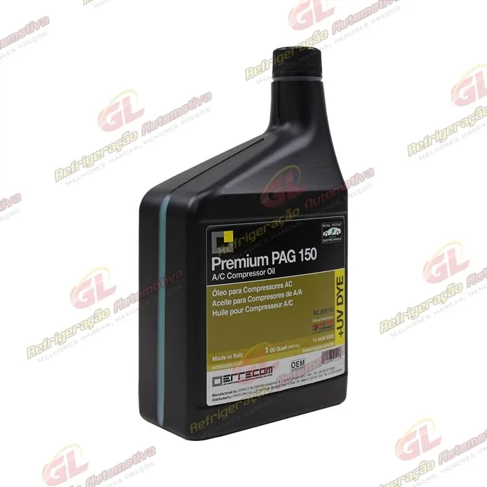 Óleo para Compressor ERRECOM R134a PAG 150 com Contraste Ultravioleta 946ml — foto 2